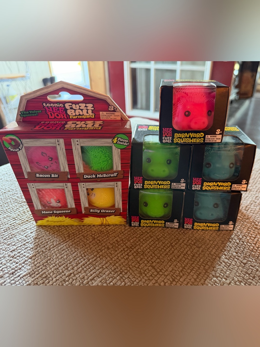 Already RETIRED Fuzz Ball Barnyard Animals.  Includes the entire set!